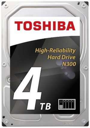 Toshiba 4TB N300 SATA III 3.5 Inch Hard Drive