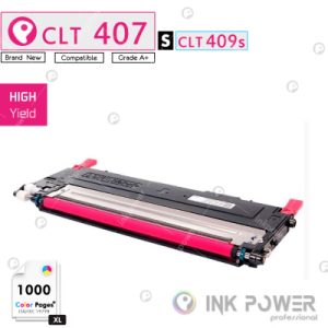 Inkpower Toner for Samsung CLT K407S Magenta