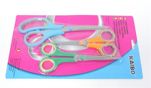 Casey3 pc Multicolor Household Scissor Pack 1 Casey3 pc Multicolor Household Scissor Pack