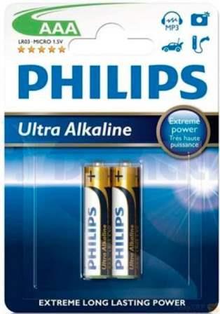 Philips Extreme Power 2 x AAA Size 1 Philips Extreme Power 2 x AAA Size