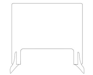 Casey Self Supporting Protective Transparent Barrier