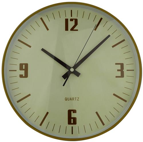 Casey Wall Clock Pine Woodgrain Beige 1 Casey Wall Clock Pine Woodgrain Beige