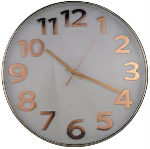 Casey Wall Clock Rose Gold