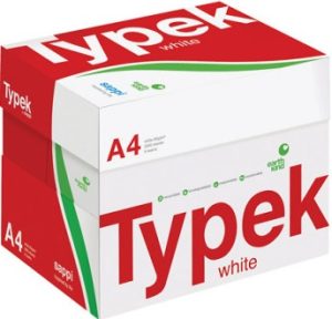 Typek A4 Paper 80grams 5x Reams Paper Box