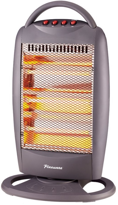 Pineware Grey Quartz Heater - 1 Pineware Grey Quartz Heater -