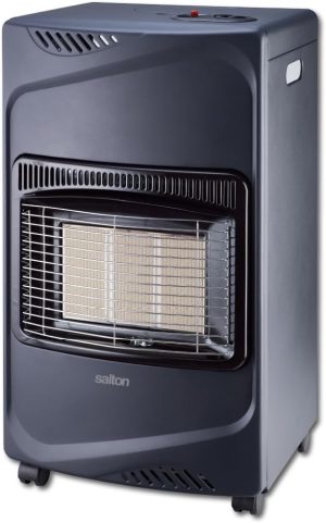 Salton SGH14 3 Ceramic Panel Infrared Gas Heater Black