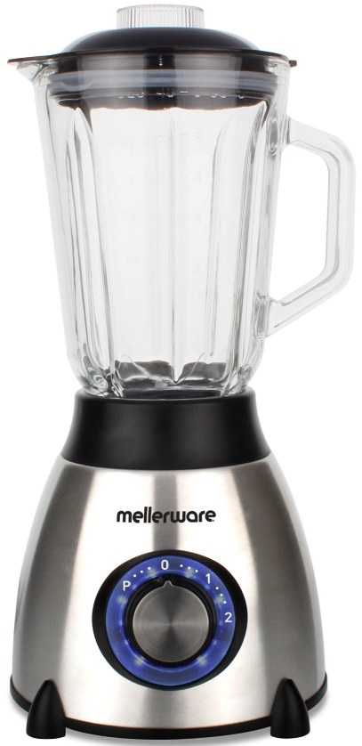 Mellerware 1.5L 550W Stainless Steel With Coffee Mill Jug Blender 1 Mellerware 1.5L 550W Stainless Steel With Coffee Mill Jug Blender