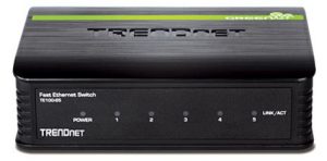 TrendNet 5 Port 10 100 Mbps Fast Ethernet GREENnet Desktop