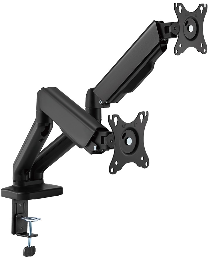 Unimount Spring Assisted Dual Arm Monitor Stand 1 Unimount Spring Assisted Dual Arm Monitor Stand