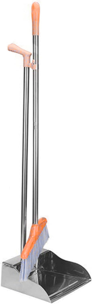 Casey Long Standing Dustpan And Broom Set Yellow