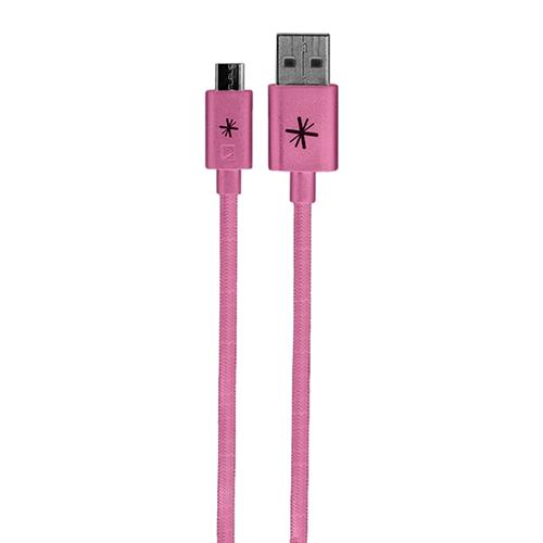Whizzy Pink Extra Long Micro USB Charge And Data Sync Cable 1 Whizzy Pink Extra Long Micro USB Charge And Data Sync Cable