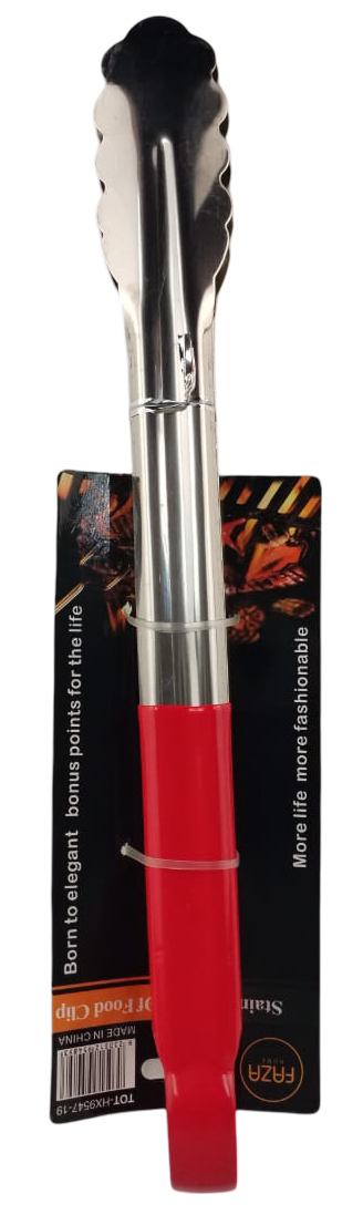 Casey Faza Stainless Steel BBQ Tongs – 30cm 1 Casey Faza Stainless Steel BBQ Tongs – 30cm