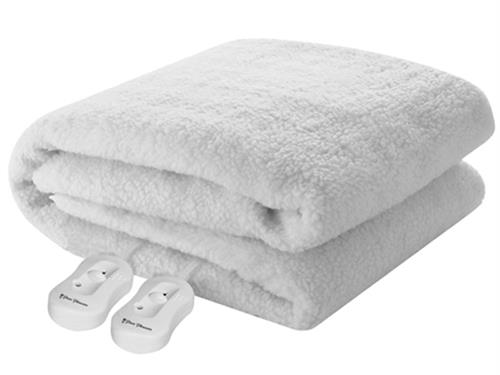 Pure Pleasure Double Fullfit Sherpa Fleece Electric Blanket
