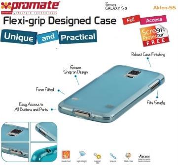 Promate Blue Akton S5 Multi-colored flexi-grip 1 Promate Blue Akton S5 Multi-colored flexi-grip