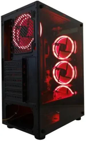 UniQue Gaming Case No PSU With 4 LED Fan