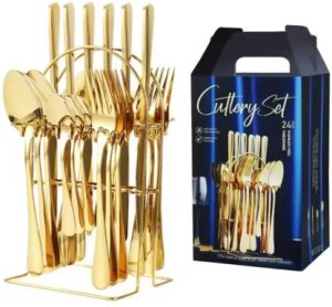 Casey Everyealth Stainless Steel Cutlery 24 Piece Set