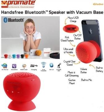 Promate Red Globo 2 Portable Bluetooth Speaker 1 Promate Red Globo 2 Portable Bluetooth Speaker