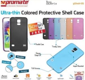 Promate Black  Gshell S5 Ultra-thin Colored