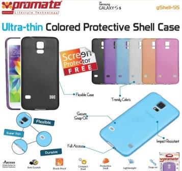 Promate Black Gshell S5 Ultra-thin Colored 1 Promate Black Gshell S5 Ultra-thin Colored