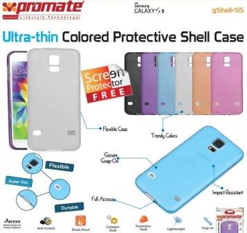 Promate White Gshell S5 Ultra-thin Colored 1 Promate White Gshell S5 Ultra-thin Colored