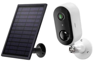 Laxihub Wireless Outdoor Security Camera & Solar Panel Kit