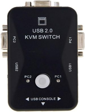 UniQue KVM 2 Port VGA USB 2.0 Manual Switch