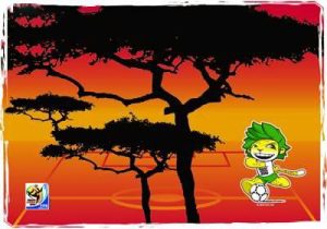 UniQue Zakumi Running  Mouse Pad