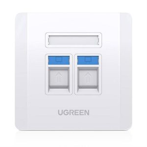uGreen Dual Wall Socket internet LAN and Telephone
