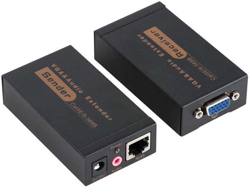 UniQue 100M 1080P VGA And Audio Extender