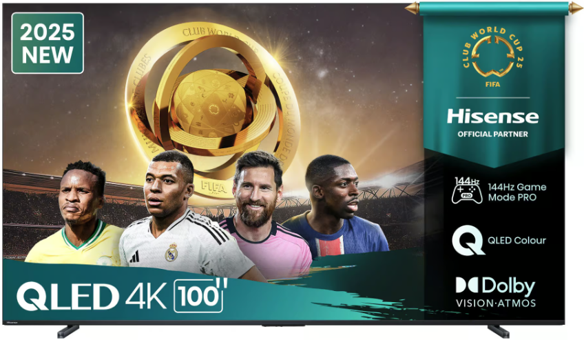 Hisense 100Q7Q 100 Inch LED 144Hz VRR QLED Gaming Television 1 Hisense 100Q7Q 100 Inch LED 144Hz VRR QLED Gaming Television