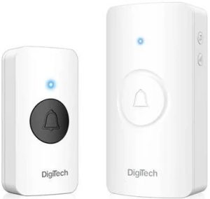 Digitech 100 Metres Wireless Doorbell White