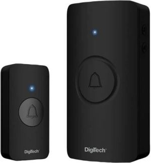Digitech 100 Metres Wireless Doorbell Black