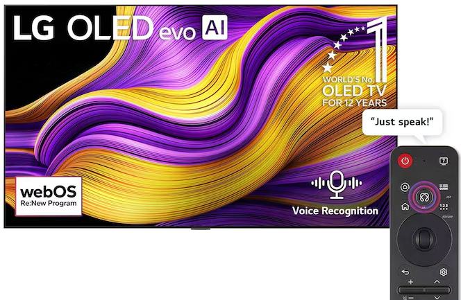 LG 65 inch LG OLED evo AI G5 4K 165Hz Smart TV 1 LG 65 inch LG OLED evo AI G5 4K 165Hz Smart TV