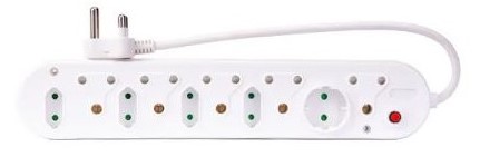 Noble 10way Multiplug With Surge Plug 1 Noble 10way Multiplug With Surge Plug
