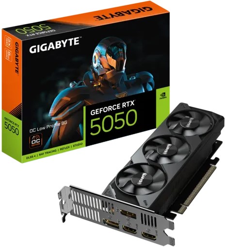 Gigabyte GeForce RTX™ 5050 OC Low Profile 8G Graphics Card 1 Gigabyte GeForce RTX™ 5050 OC Low Profile 8G Graphics Card