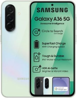 Samsung Galaxy A36 5G Awesome Lime Smartphone