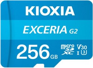 Kioxia Exceria G2 256GB microSD Memory Card