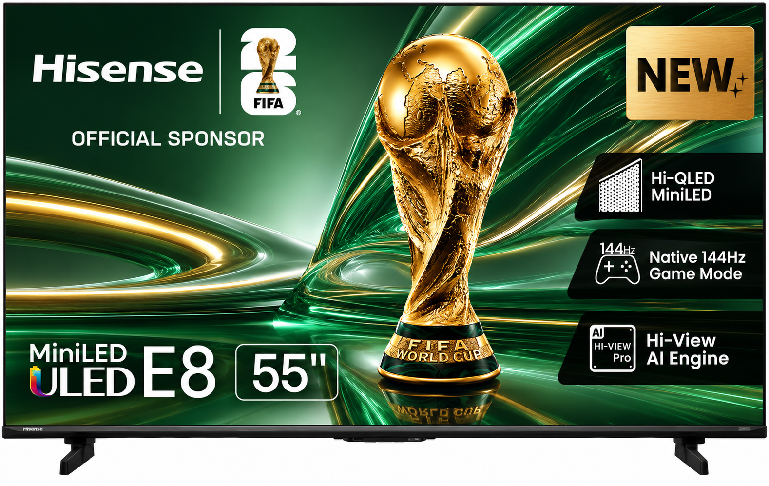 Hisense 55 Inch E8S UHD Mini LED 144Hz Smart TV 1 Hisense 55 Inch E8S UHD Mini LED 144Hz Smart TV