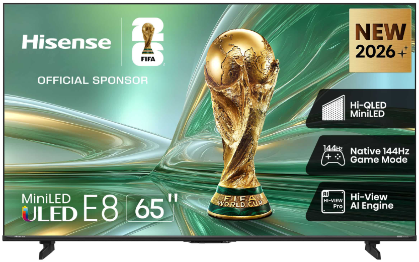 Hisense 65 Inch E8S UHD Mini LED 144Hz Smart TV 1 Hisense 65 Inch E8S UHD Mini LED 144Hz Smart TV