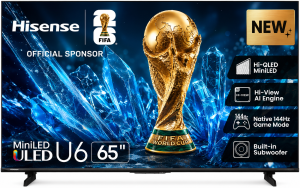 Hisense 65 Inch U6S UHD Mini LED Smart TV