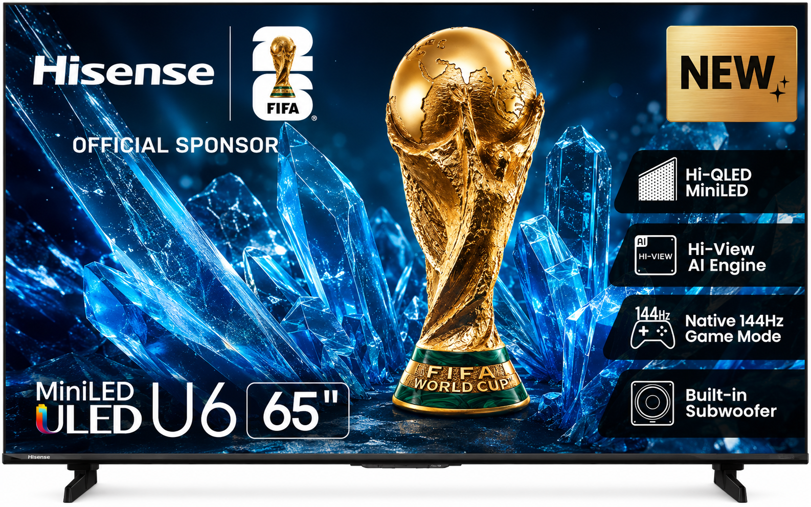 Hisense 65 Inch U6S UHD Mini LED Smart TV 1 Hisense 65 Inch U6S UHD Mini LED Smart TV