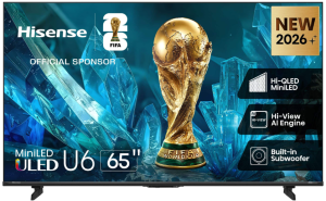 Hisense 65 Inch U6S UHD Mini LED Smart TV