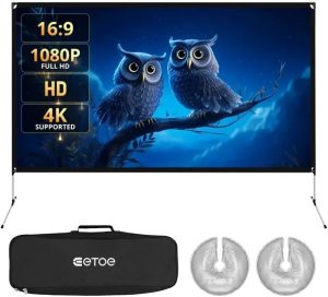ETOE 120 Inch Portable Folding Projector Screen