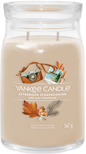 Yankee Afternoon Scrapbooking Signature Large Jar Candle