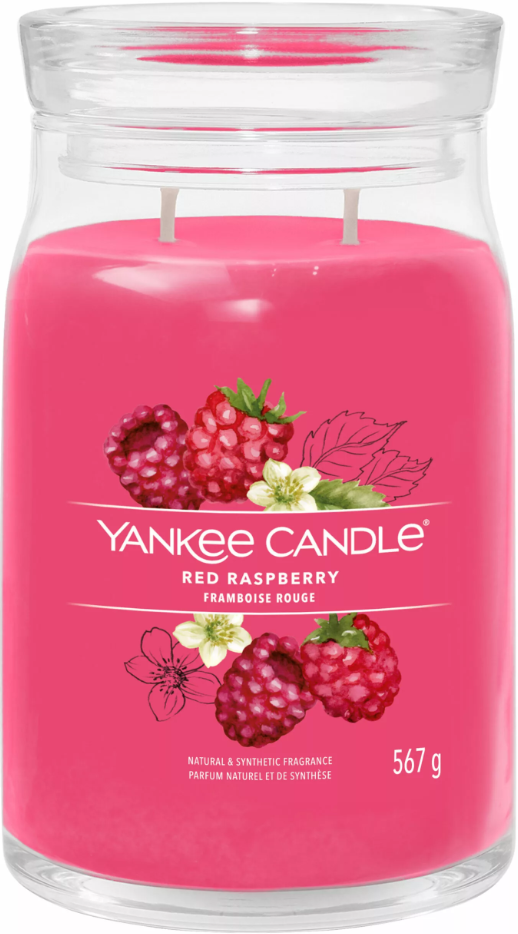 Yankee Red Raspberry Signature Large Jar Candle 1 Yankee Red Raspberry Signature Large Jar Candle