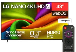 LG 43 Inch NU850B6LA NANO 4K UHD Smart TV