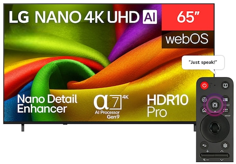 LG 65 Inch NU850B6LA NANO 4K UHD Smart TV 1 LG 65 Inch NU850B6LA NANO 4K UHD Smart TV