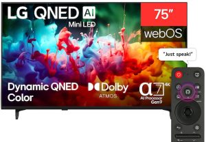 LG 75 Inch QNED70B6T QNED AI Mini LED 4K Smart TV