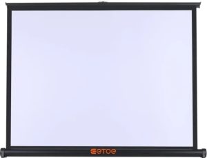 ETOE 50 Inch Manual Pull Up Projector Screen