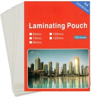 Brainware A4 100 Sheets Laminating Pouch